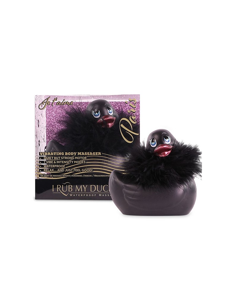 je frotte mon duckie 2.0 | canard vibrant paris (noir)